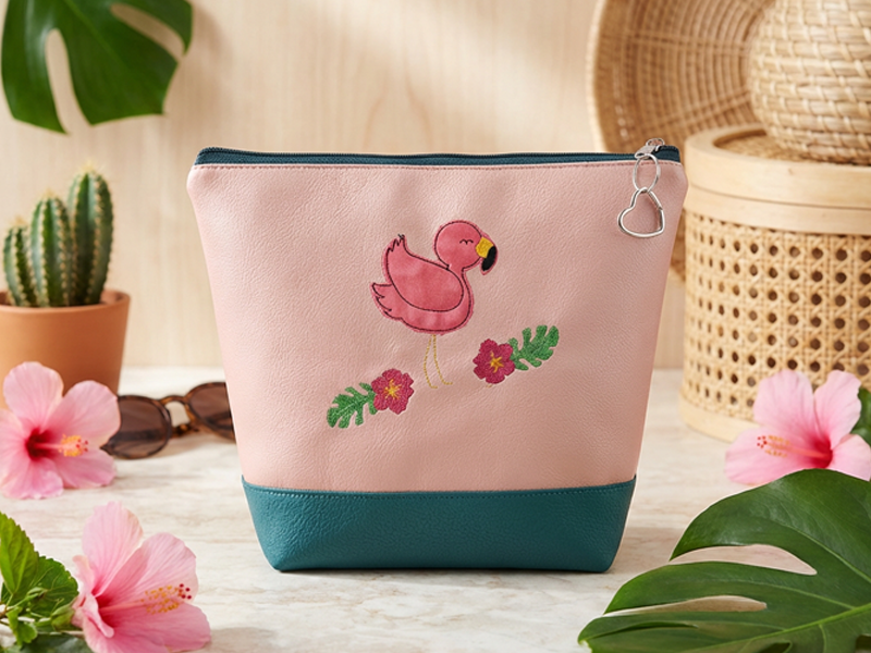 Preview: Summer and Beach - doodle Vollstick Stickdatei